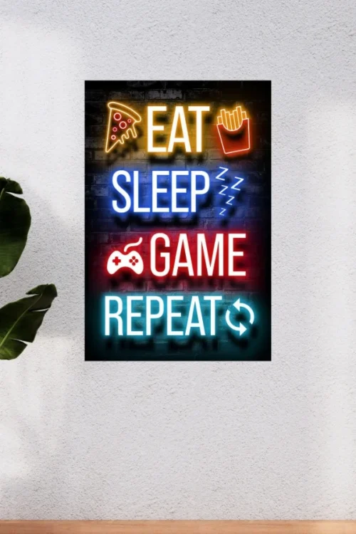 EAT SLEEP GAME REPEAT